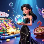 Experience the excitement of rr88 with stunning visuals of casino games and mystical elements.