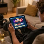 Engaging with the 888top app for a strategic online gaming experience from a cozy home