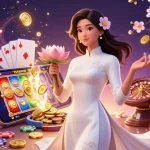Experience O8's vibrant casino world with elegant characters winning at slots and roulette.