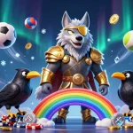 Experience thrilling gaming at Sunwin with a vibrant casino scene featuring Odin and dynamic sports elements.
