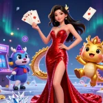 Experience the thrill of 99win with a stunning casino illustration, showcasing explosive gaming elements and dynamic characters.
