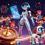 Experience thrilling M88 casino gaming, featuring stunning visuals and vibrant elements in 3D.