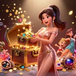 Join the excitement at vt88, where dazzling treasures await in this vibrant casino illustration!