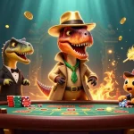 Experience casino excitement with 89BET, featuring whimsical characters in a lively gambling scene.