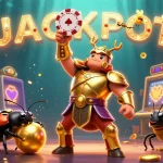 Experience excitement at uu666 with a victorious beetle and jackpot elements, highlighting casino fun.
