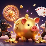 Experience thrilling wins at ex88 with colorful characters and cascading casino elements.