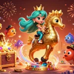 Engage in top-tier gaming excitement at pg66 with colorful characters in a vibrant underwater casino scene.
